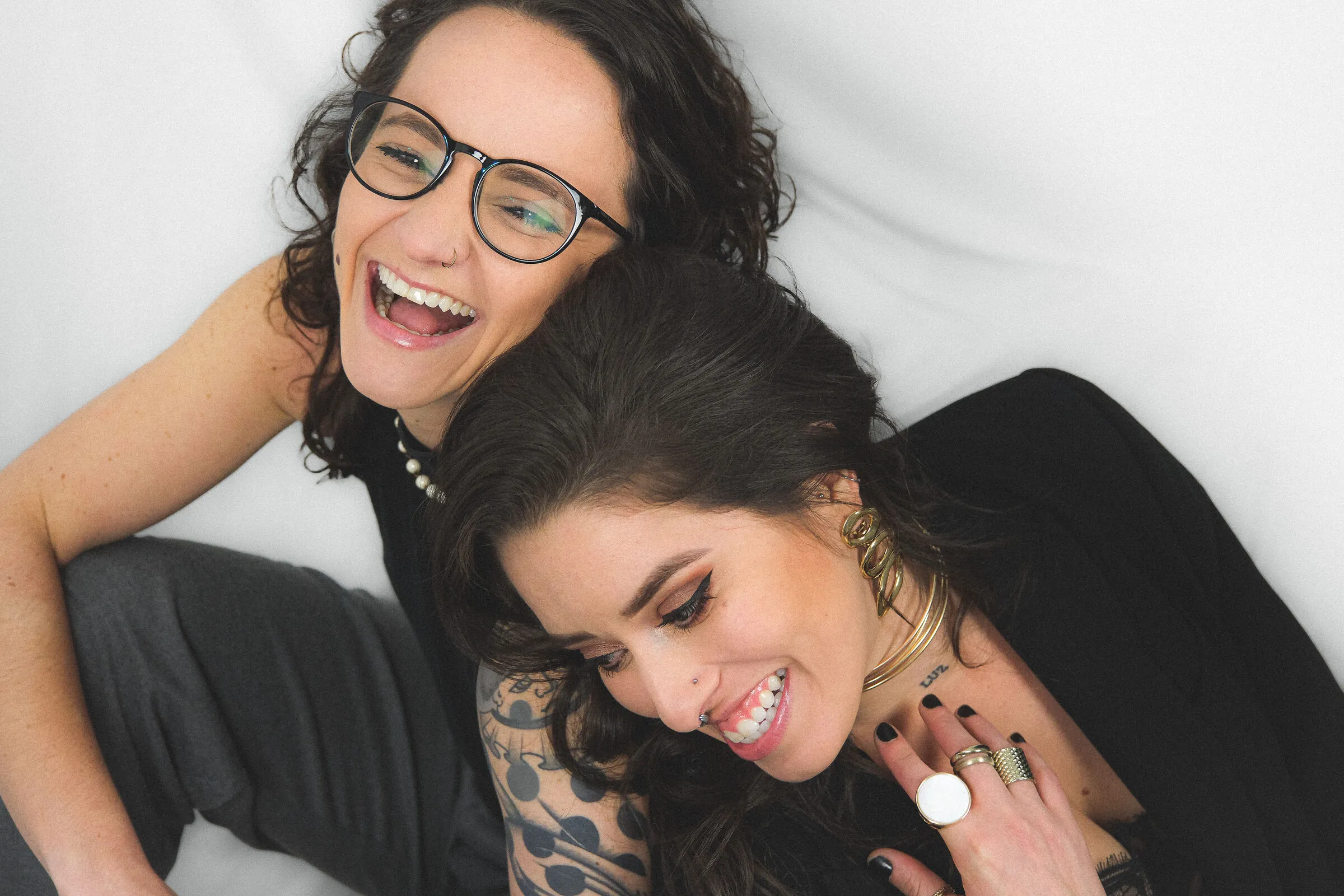 Nai & Hanna — studio editorial portrait (05), wedding photography by Anna Mello Studios, Dublin