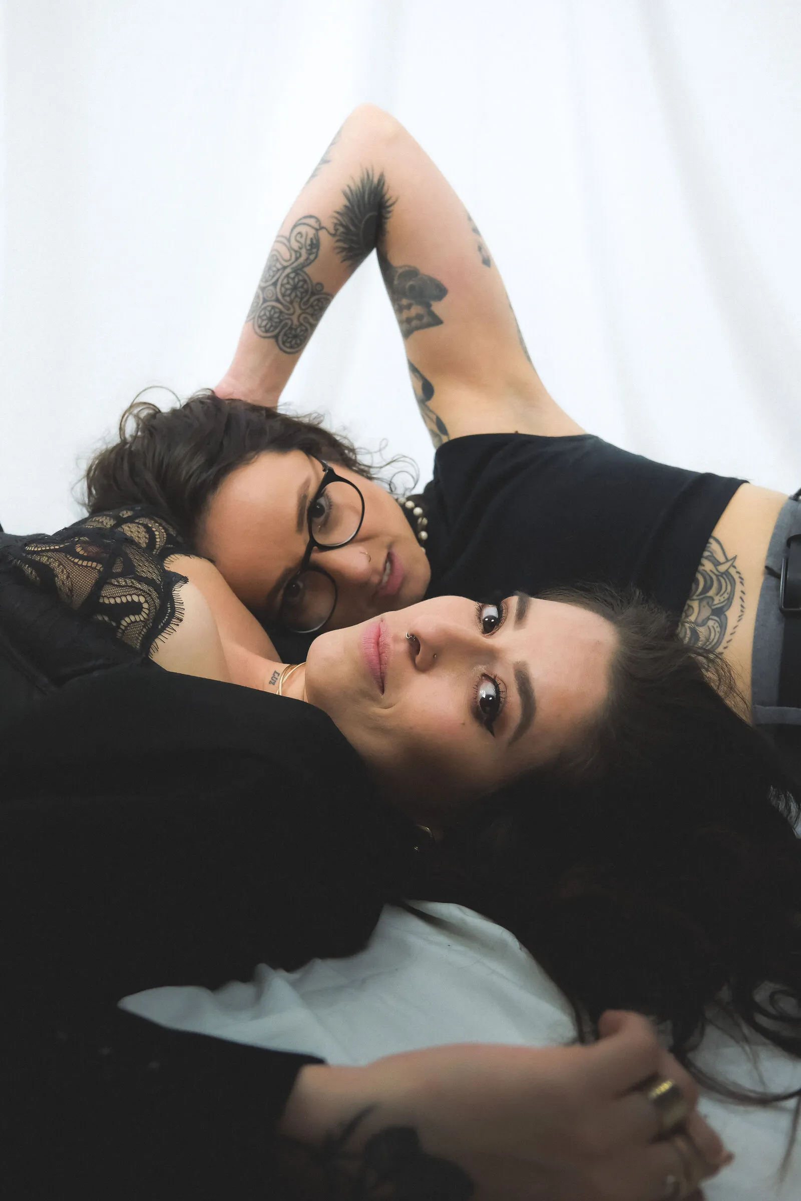 Nai & Hanna — studio editorial portrait (06), wedding photography by Anna Mello Studios, Dublin