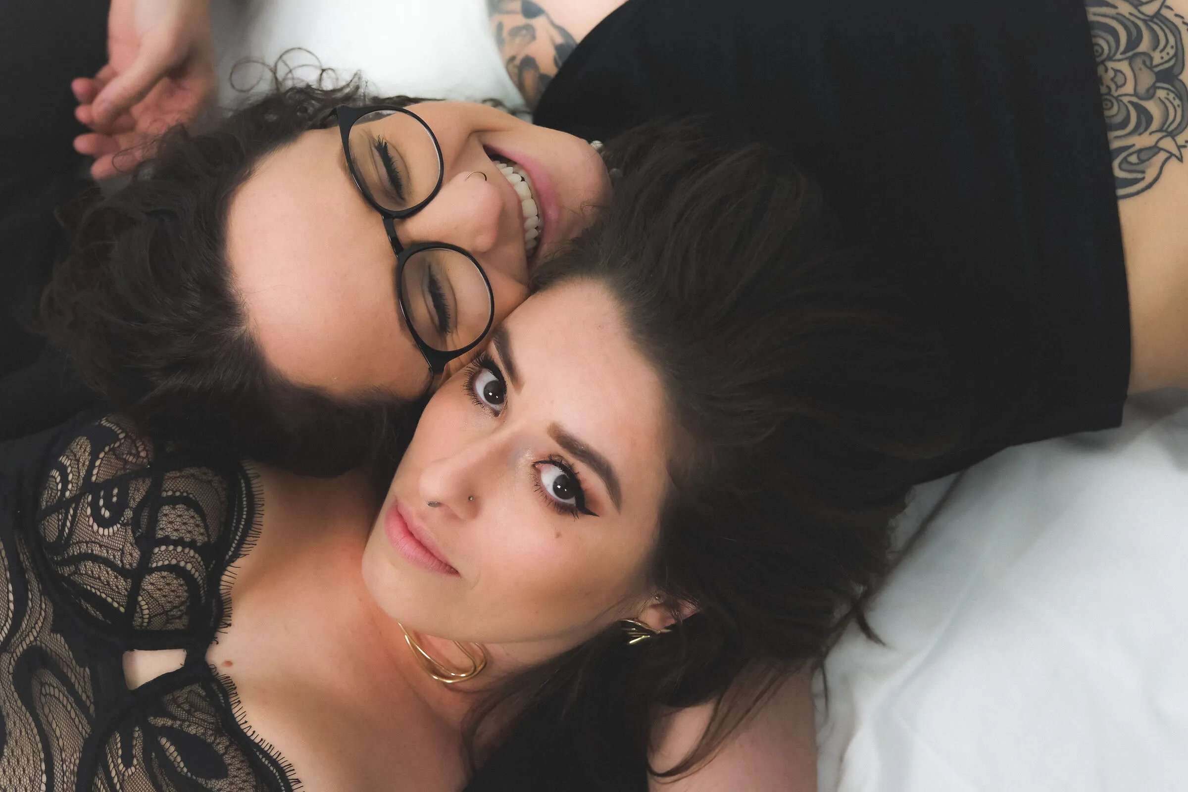 Nai & Hanna — studio editorial portrait (07), wedding photography by Anna Mello Studios, Dublin