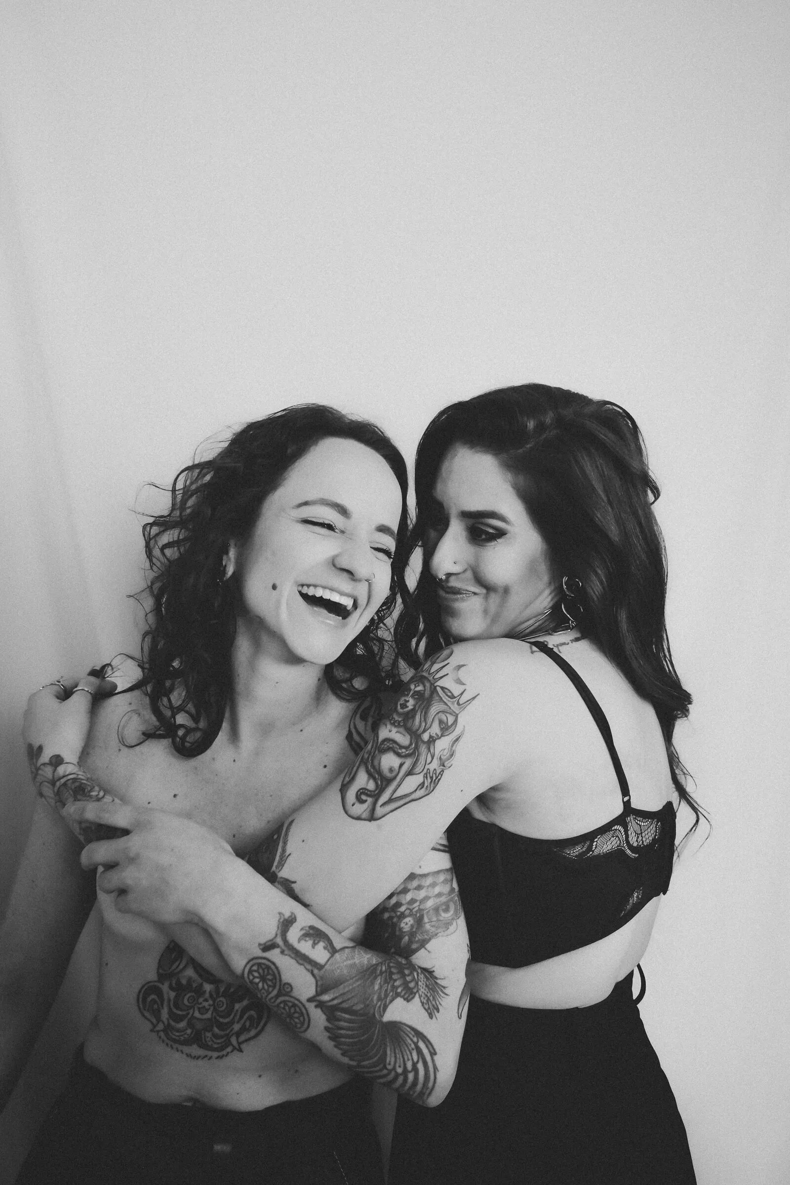 Nai & Hanna — studio editorial portrait (09), wedding photography by Anna Mello Studios, Dublin
