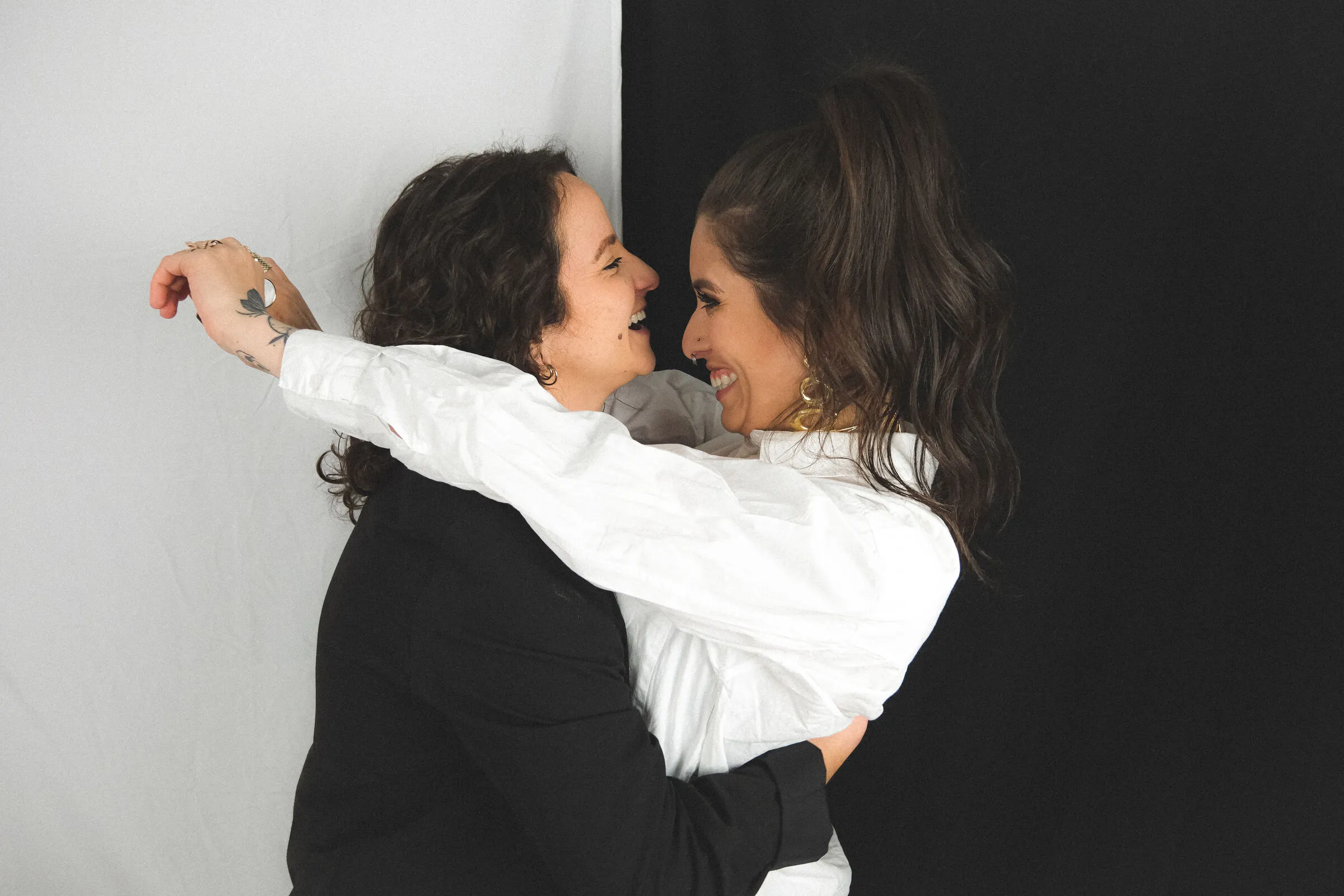 Nai & Hanna — studio editorial portrait (11), wedding photography by Anna Mello Studios, Dublin
